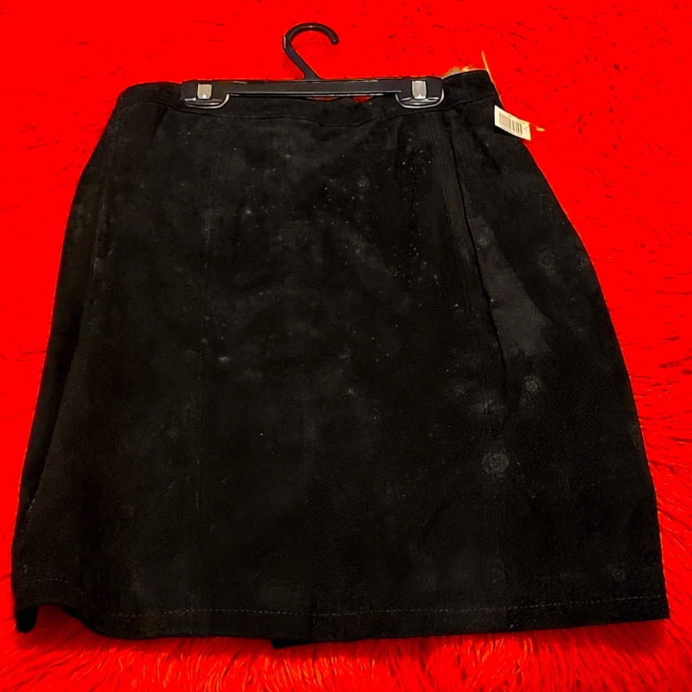 Women's skirt genuine suede size 11